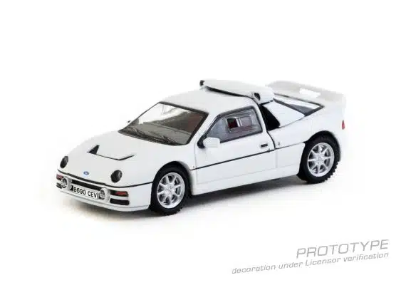 Tarmac Works 1:64 HOBBY64+ Ford RS200 White T64P-001-WH