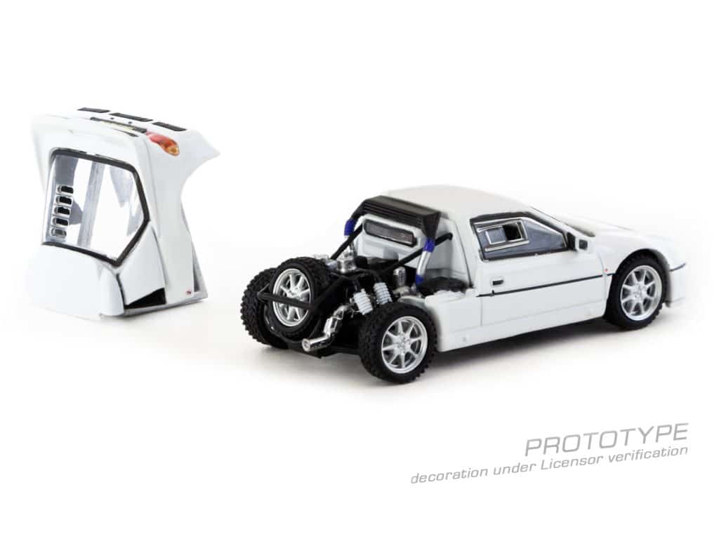 Tarmac Works 1:64 HOBBY64+ Ford RS200 White T64P-001-WH