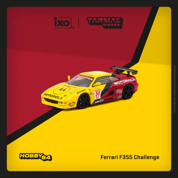 Tarmac Works 1:64 HOBBY64 Ferrari F355 Challenge World Challenge Series 2000 Matt Drendel T64-083-00WCS54