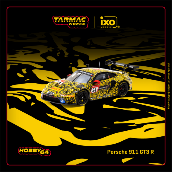 Tarmac Works 1:64 HOBBY64 Porsche 911 GT3 R Nürburgring 24h 2023 T64-084-23NUR54