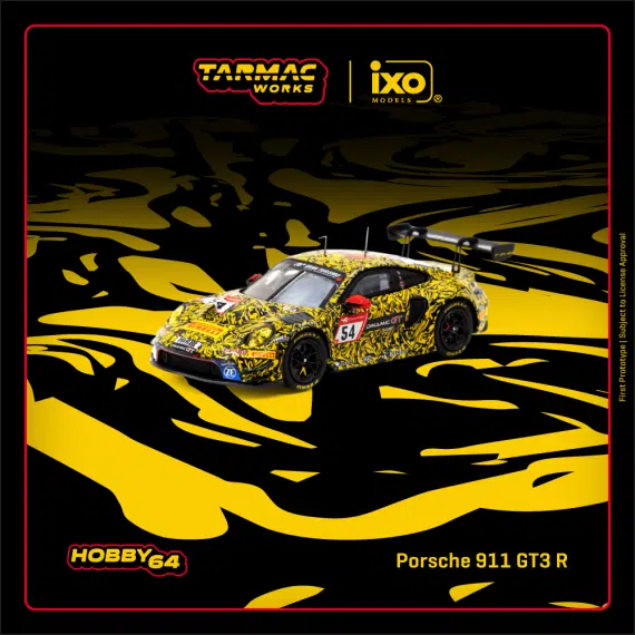 Tarmac Works 1:64 HOBBY64 Porsche 911 GT3 R Nürburgring 24h 2023 T64-084-23NUR54