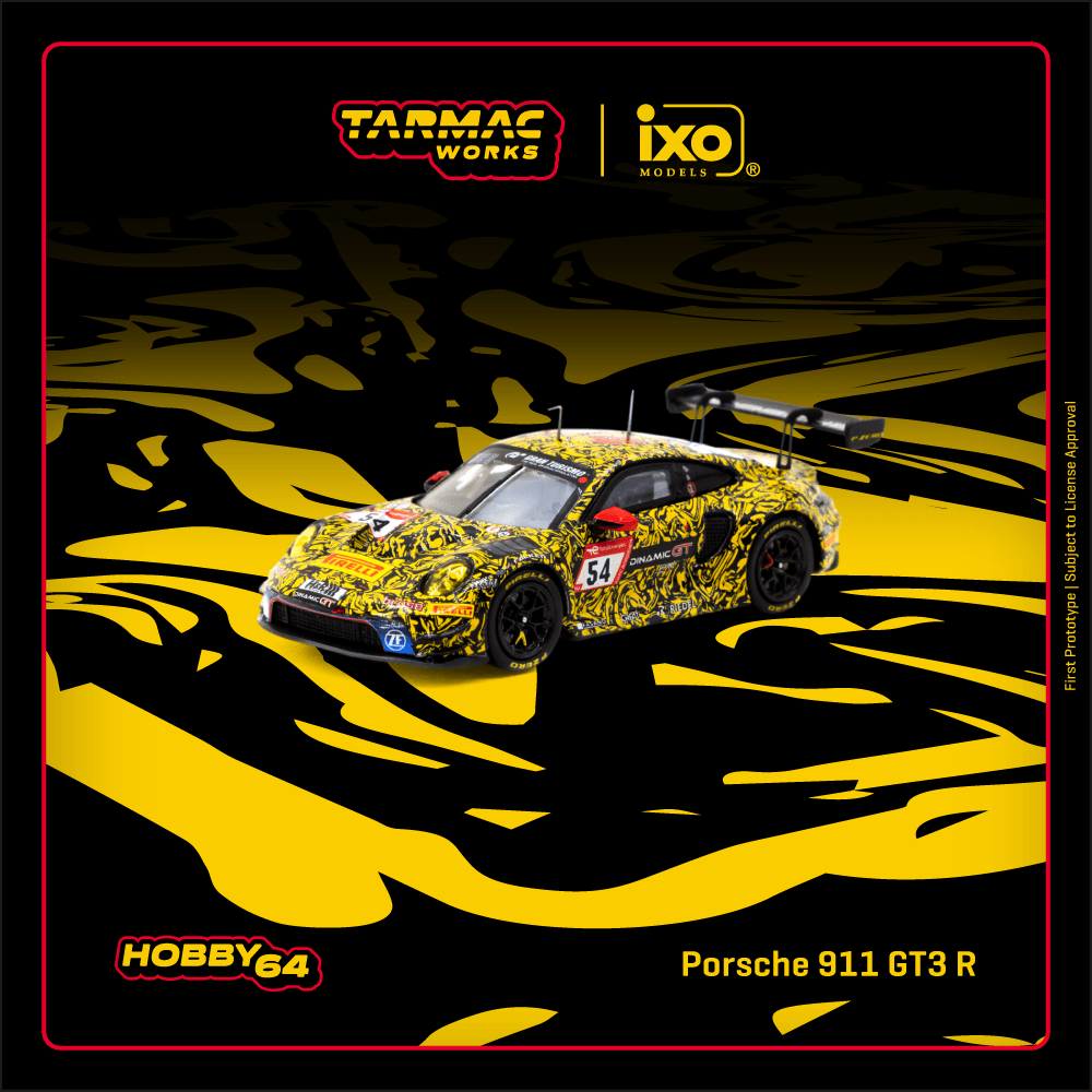 Tarmac Works 1:64 HOBBY64 Porsche 911 GT3 R Nürburgring 24h 2023 T64-084-23NUR54