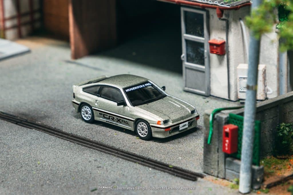 Tarmac Works 1:64 GLOBAL64 HONDA Ballade Sports MUGEN CR-X PRO Silver T64G-TL058-SL