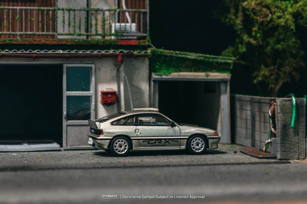 Tarmac Works 1:64 GLOBAL64 HONDA Ballade Sports MUGEN CR-X PRO Silver T64G-TL058-SL