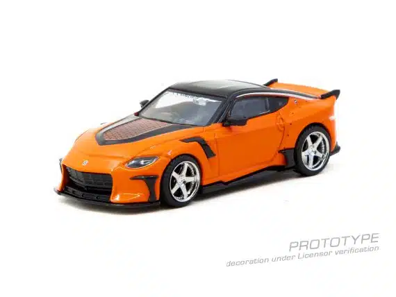 Tarmac Works 1:64 GLOBAL64 Nissan VeilSide FFZ400 Fairlady Z Orange T64G-074-OR
