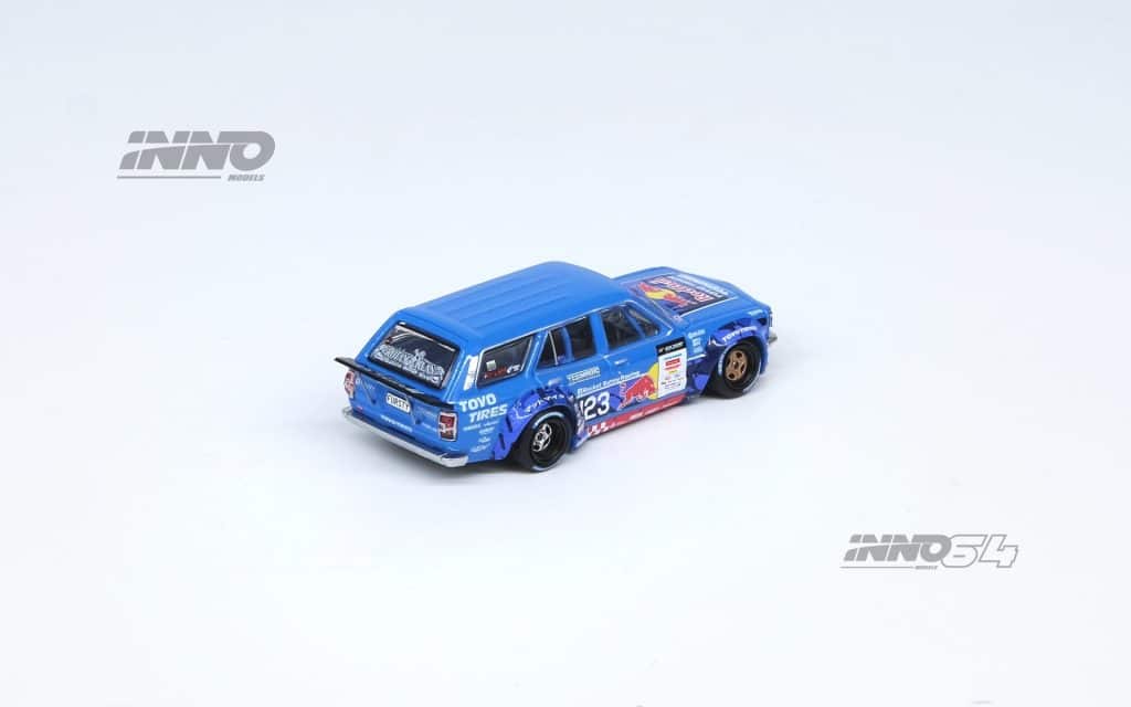 INNO64 1:64 MAD MIKE 1976 MAZDA RX3 Station Wagon D1GP Series 2024 IN64-RX3P-D1GP24