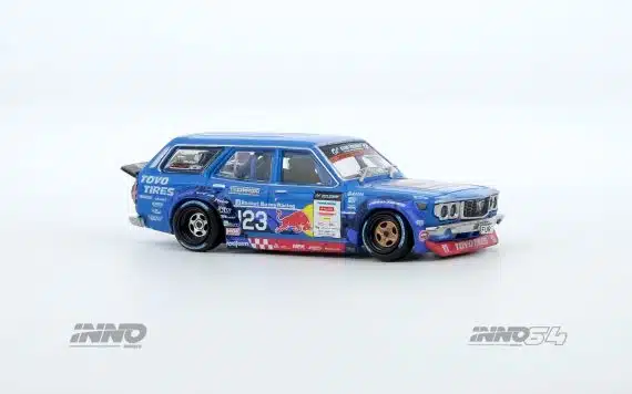INNO64 1:64 MAD MIKE 1976 MAZDA RX3 Station Wagon D1GP Series 2024 IN64-RX3P-D1GP24