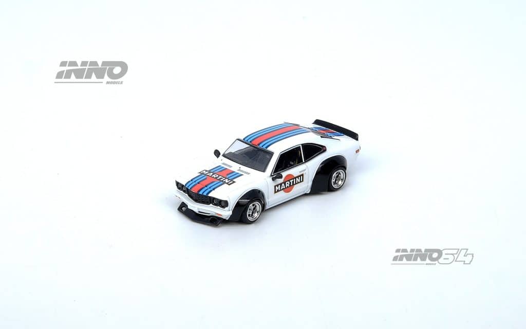INNO64 1:64 MAZDA SAVANNA RX3 "MARTINI RACING" Livery IN64-RX3-MTN