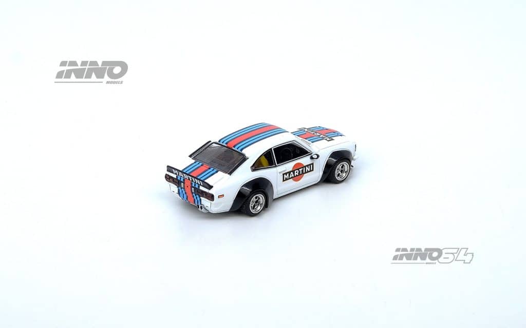 INNO64 1:64 MAZDA SAVANNA RX3 "MARTINI RACING" Livery IN64-RX3-MTN