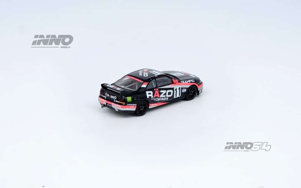 INNO64 1:64 NISSAN SKYLINE GT-R R33 #11 "RAZO TRAMPIO" N1 Super Endurance Series - SENDAN HIGHLAND 1995 Winner IN64-R33R-RAZO