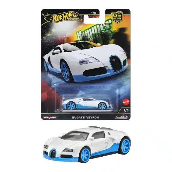 Hot Wheels Premium Car Culture Hammer Drop Bugatti Veyron HRW06