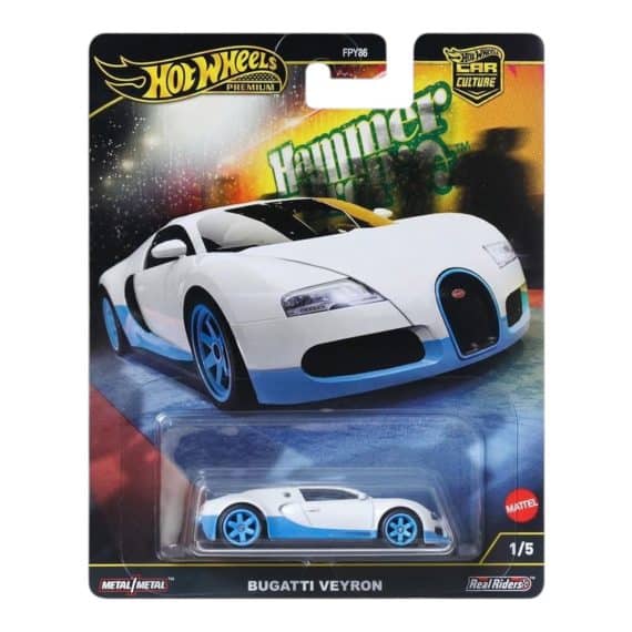Hot Wheels Premium Car Culture Hammer Drop Bugatti Veyron HRW06