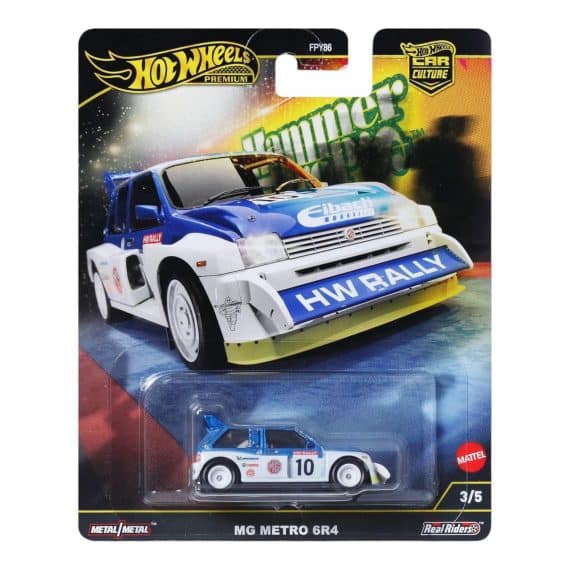 Hot Wheels Premium Car Culture Hammer Drop MG Metro 6R4 HRW09