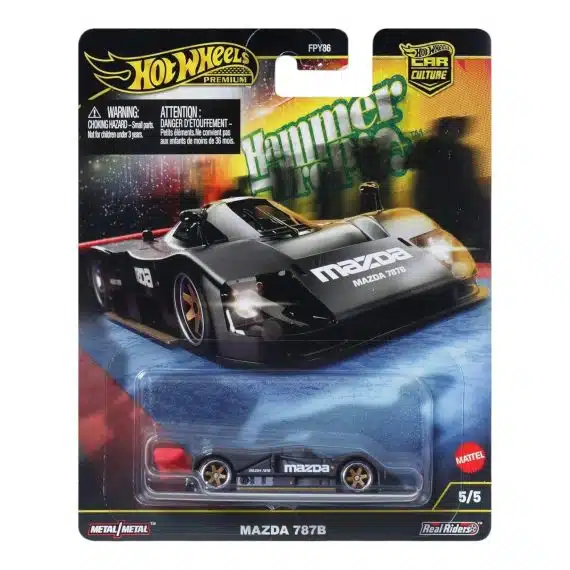 Hot Wheels Premium Car Culture Hammer Drop Mazda 787B HRW08