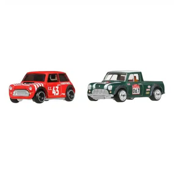 Hot Wheels Premium Car Culture 2 Pack - Morris Mini / '67 Austin Mini Pickup JBK97