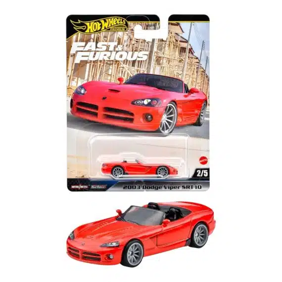Hot Wheels Premium Fast & Furious 2003 Dodge Viper SRT 10 HNW48