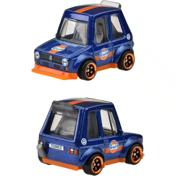Hot Wheels Silver Series Gulf Tooned Volkswagen Golf MK1