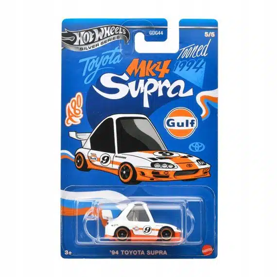 Hot Wheels Silver Series Gulf '94 Toyota Supra A80 MK4 Tooned 1994