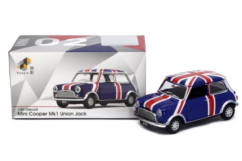 TINY Mini Cooper Mk 1 Union Jack ATC64544