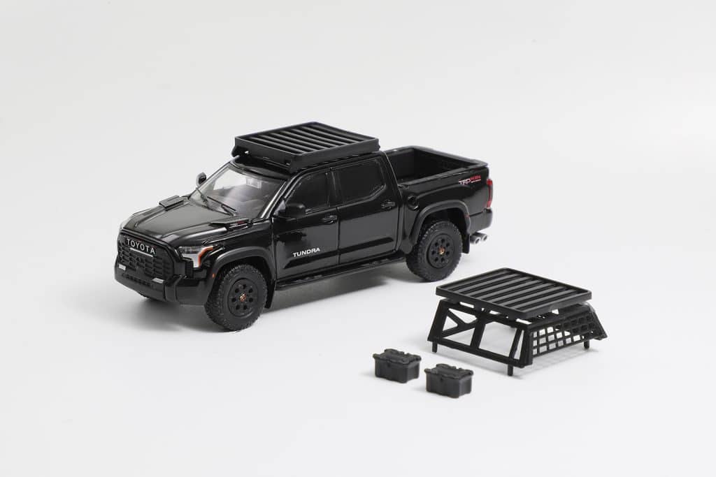 GCD 1:64 Toyota Tundra - Black（with accessories）KS-064-493