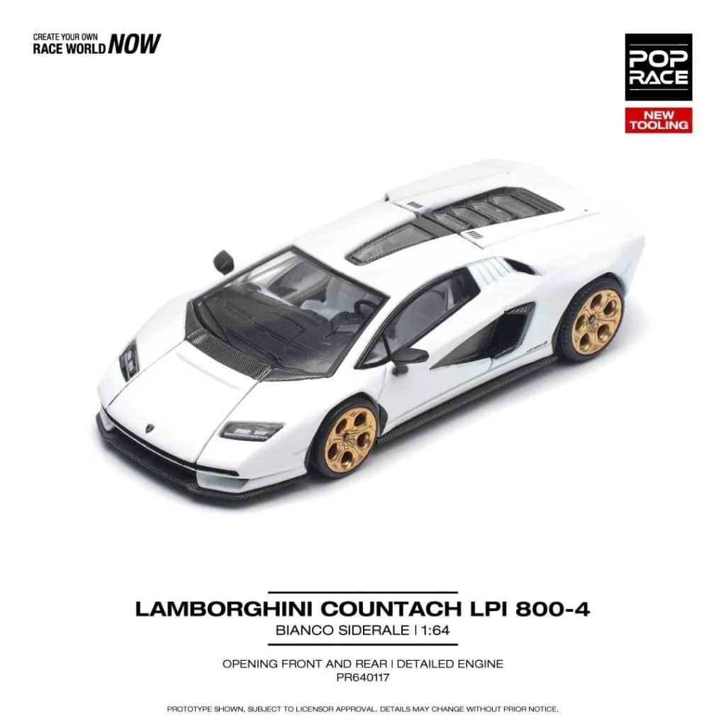 POP RACE 1:64 Lamborghini Countach LPI 800-4 PR640117