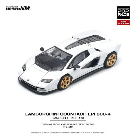 POP RACE 1:64 Lamborghini Countach LPI 800-4 PR640117
