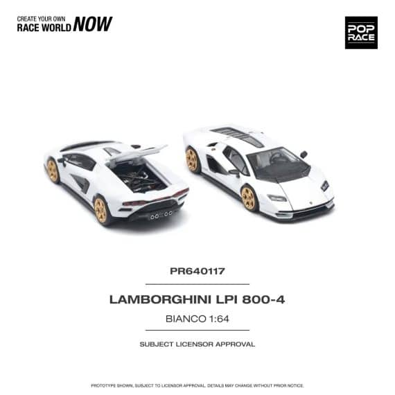 POP RACE 1:64 Lamborghini Countach LPI 800-4 PR640117