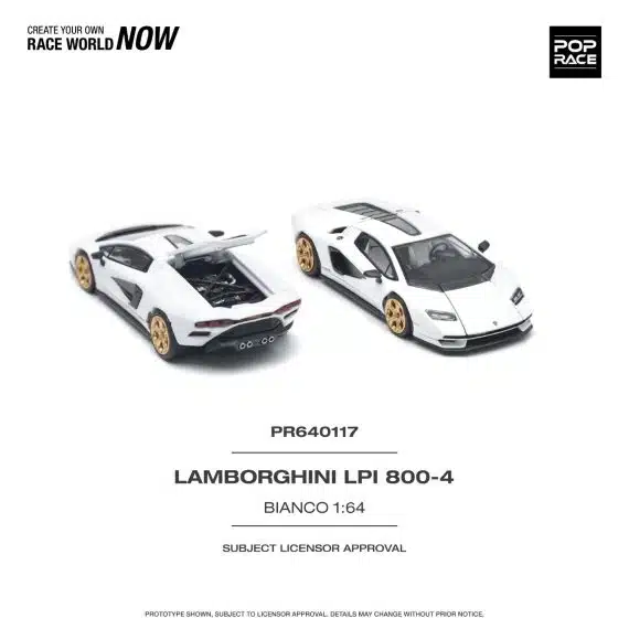 POP RACE 1:64 Lamborghini Countach LPI 800-4 PR640117