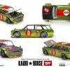 MINI GT No.164 Datsun KAIDO 510 Wagon OG Flo Yellow KHMG164