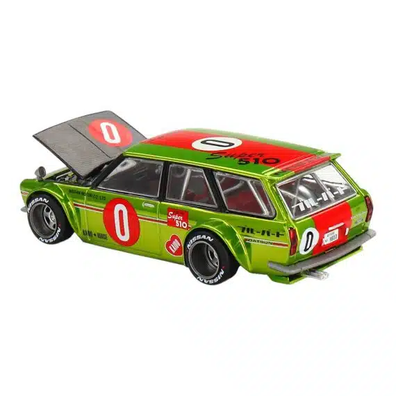 MINI GT No.164 Datsun KAIDO 510 Wagon OG Flo Yellow KHMG164