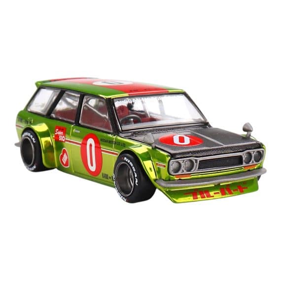 MINI GT No.164 Datsun KAIDO 510 Wagon OG Flo Yellow KHMG164