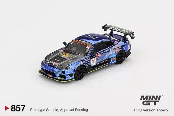 MINI GT No.857 Nissan Silvia (S15) D-MAX #46 D-MAX Racing 2023 D1 Grand Prix / D1