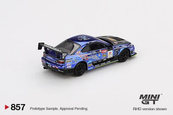 MINI GT No.857 Nissan Silvia (S15) D-MAX #46 D-MAX Racing 2023 D1 Grand Prix / D1