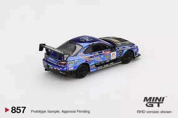 MINI GT No.857 Nissan Silvia (S15) D-MAX #46 D-MAX Racing 2023 D1 Grand Prix / D1