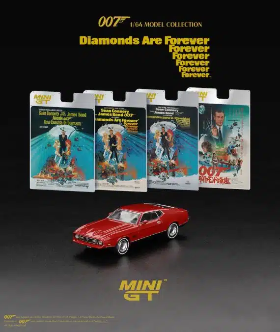 MINI GT No.905 Ford Mustang Mach 1 "Diamonds Are Forever" / English Blister Packaging MGT00905-007E