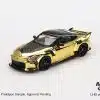 MINI GT No.985 Nissan Z VeilSide FZ400 Gold Chrome MGT00985