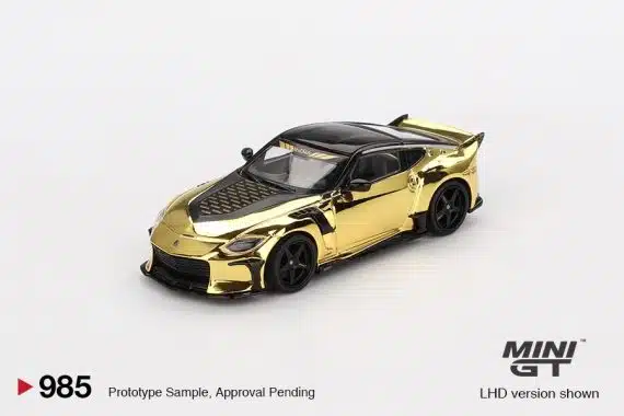 MINI GT No.985 Nissan Z VeilSide FZ400 Gold Chrome MGT00985