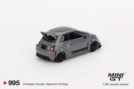 MINI GT No.995 Abarth 595 LB-WORKS x Abas Works Grey MGT00995