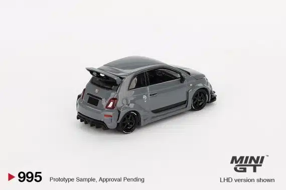 MINI GT No.995 Abarth 595 LB-WORKS x Abas Works Grey MGT00995