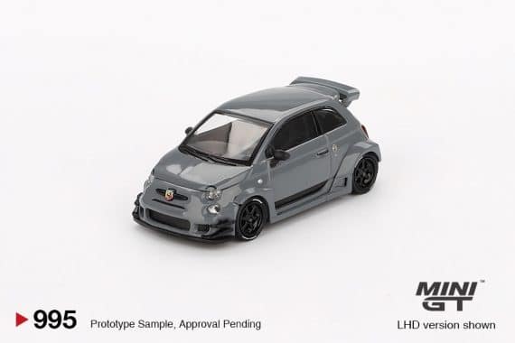 MINI GT No.995 Abarth 595 LB-WORKS x Abas Works Grey MGT00995