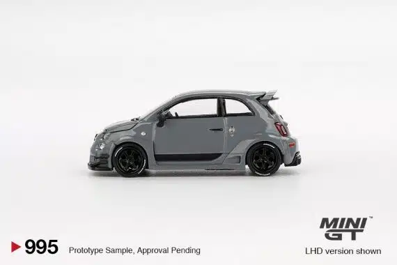 MINI GT No.995 Abarth 595 LB-WORKS x Abas Works Grey MGT00995