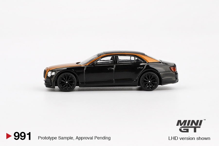 MINI GT No.991 Bentley Flying Spur Orange Flame / Onyx MGT00991