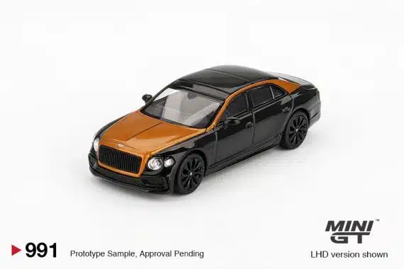 MINI GT No.991 Bentley Flying Spur Orange Flame / Onyx MGT00991