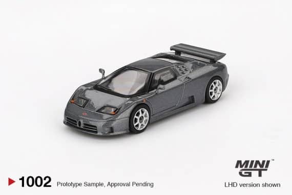 MINI GT No.1002 Bugatti EB110 Super Sport Grigio Scuro MGT01002