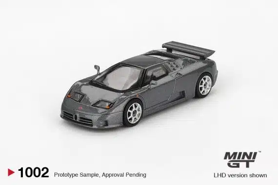 MINI GT No.1002 Bugatti EB110 Super Sport Grigio Scuro MGT01002