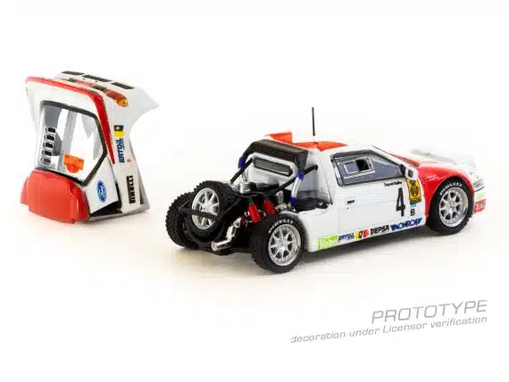 Tarmac Works 1:64 HOBBY64+ Ford RS200 Rallye Catalunya 1986 T64P-001-86RC04
