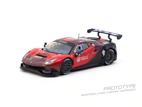 Tarmac Works 1:64 HOBBY64 Ferrari 488 GT3 Macau GT Cup 2022 Harmony Racing Chen Weian T64-072-22MGP51