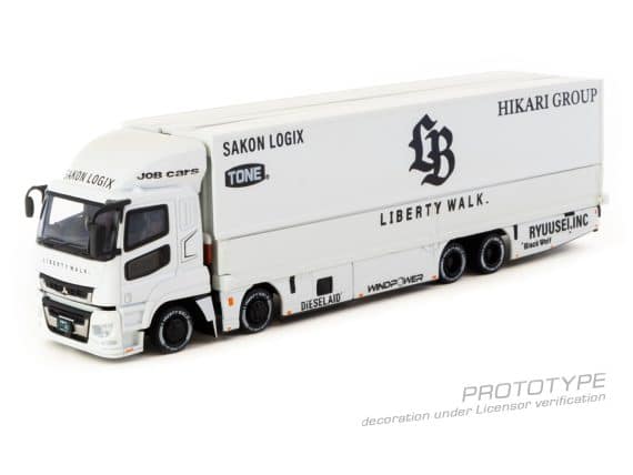 Tarmac Works 1:64 TRUCK64 Mitsubishi Fuso Super Great LB-TRUCKS T64T-TL001-LBW