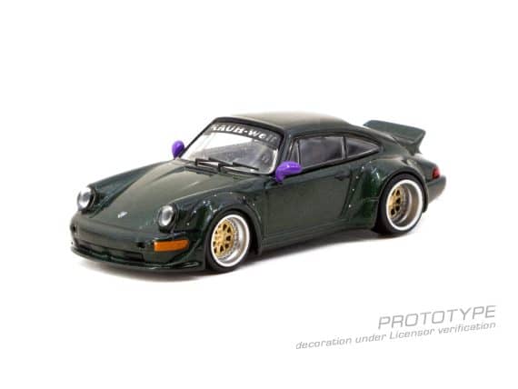Tarmac Works 1:64 HOBBY64 RWB 964 Green T64-037-GR