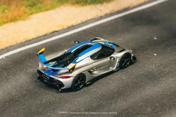 Tarmac Works 1:64 GLOBAL64 Koenigsegg Jesko Attack Silver T64G-TL052-SL